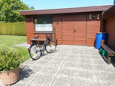 Holzblockhaus für Ihre Fahrräder